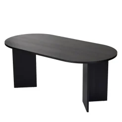 Clearance Drawer SAM Table à manger 8 personnes ovale en bois