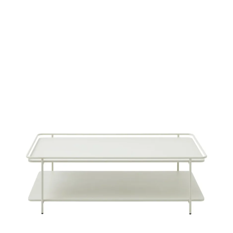 Online Drawer SARANDA Table basse 2 plateaux en métal