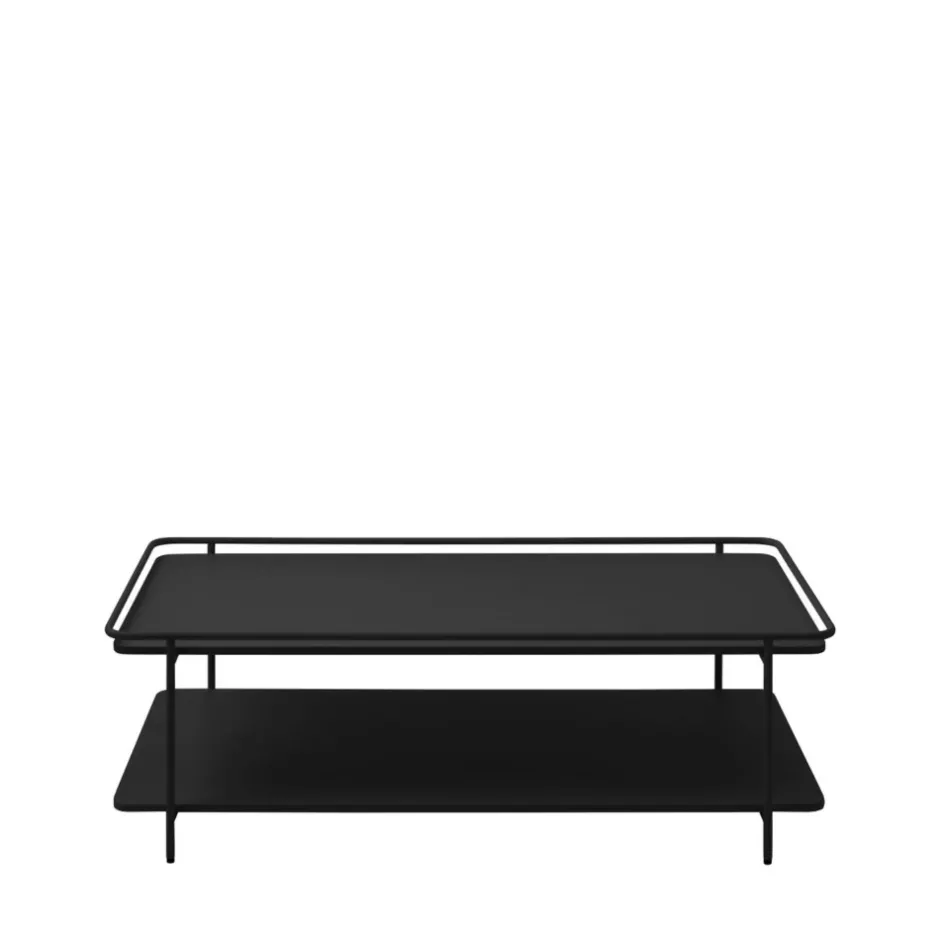 Online Drawer SARANDA Table basse 2 plateaux en métal