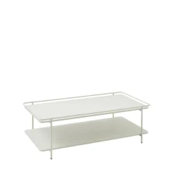 Online Drawer SARANDA Table basse 2 plateaux en métal