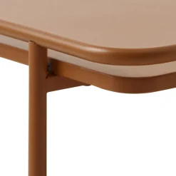 Discount Drawer SARANDA Table d'appoint carrée 2 plateaux en métal 45x45cm