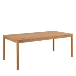 New Drawer SAVACOU Table à manger extensible 8 à 12 personnes en bois 200-300x100cm