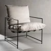 Clearance Venture Home SEDALIA Fauteuil en tissu et métal