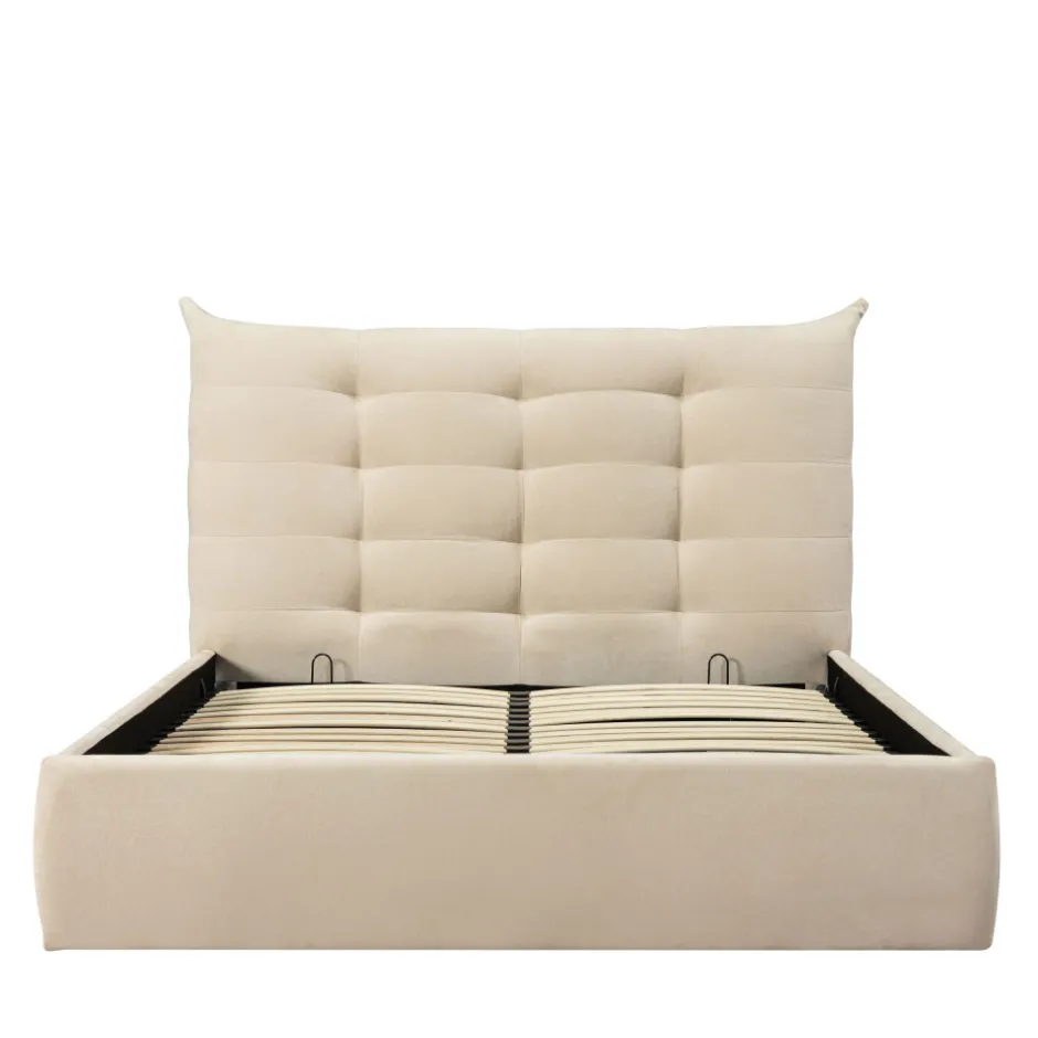 New Drawer SERENITA Lit coffre en tissu 140x190cm