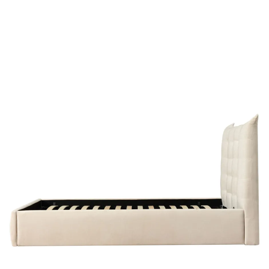 New Drawer SERENITA Lit coffre en tissu 140x190cm