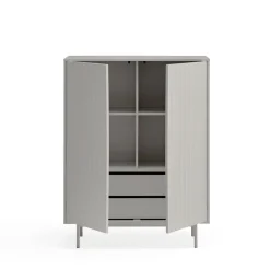 Hot Teulat SIERRA Buffet haut en bois 2 portes 2 tiroirs