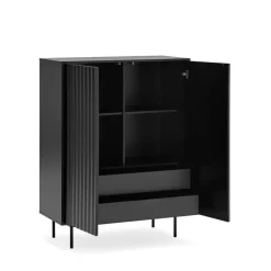 Hot Teulat SIERRA Buffet haut en bois 2 portes 2 tiroirs