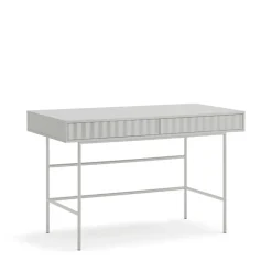 Hot Teulat SIERRA Bureau 2 tiroirs en bois et métal L120cm