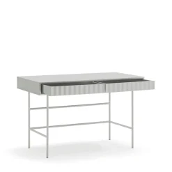 Hot Teulat SIERRA Bureau 2 tiroirs en bois et métal L120cm