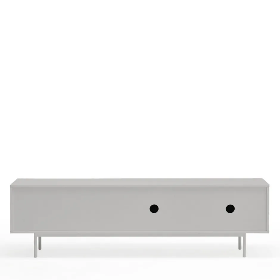Best Teulat SIERRA Meuble TV 2 portes, 3 tiroirs en bois L180cm
