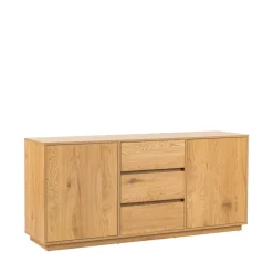 New Drawer SINCE Buffet 2 portes, 3 tiroirs en bois L180cm