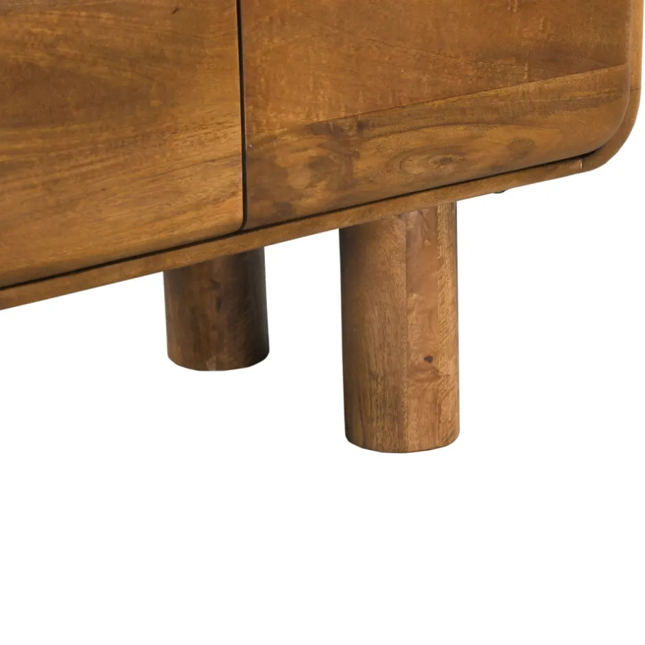 Online Drawer SIRA Buffet 4 portes en bois massif L160cm
