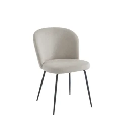 Outlet No name SITTO Lot de 2 chaises en tissu et métal