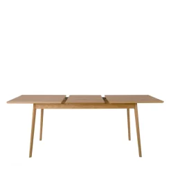 Clearance Drawer SKOLL Table à manger extensible 4 à 8 personnes 150-200x80cm