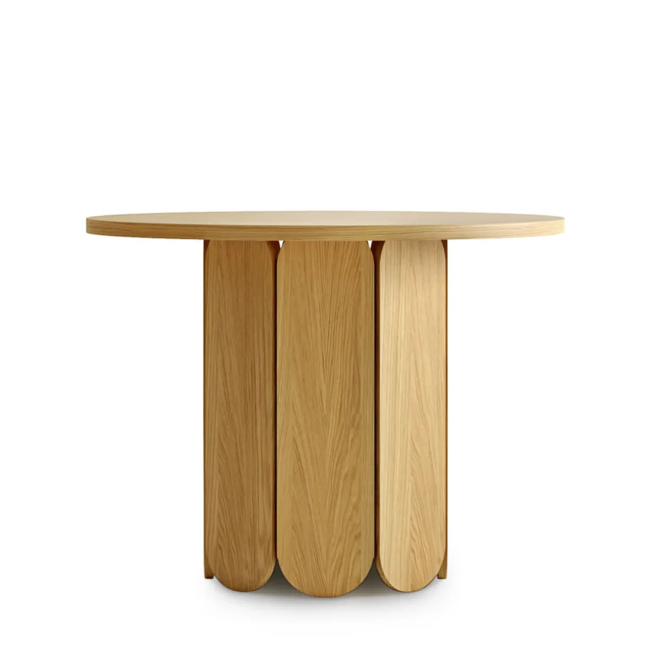 Discount Woodman SOFT Table à manger 4 personnes ronde en bois