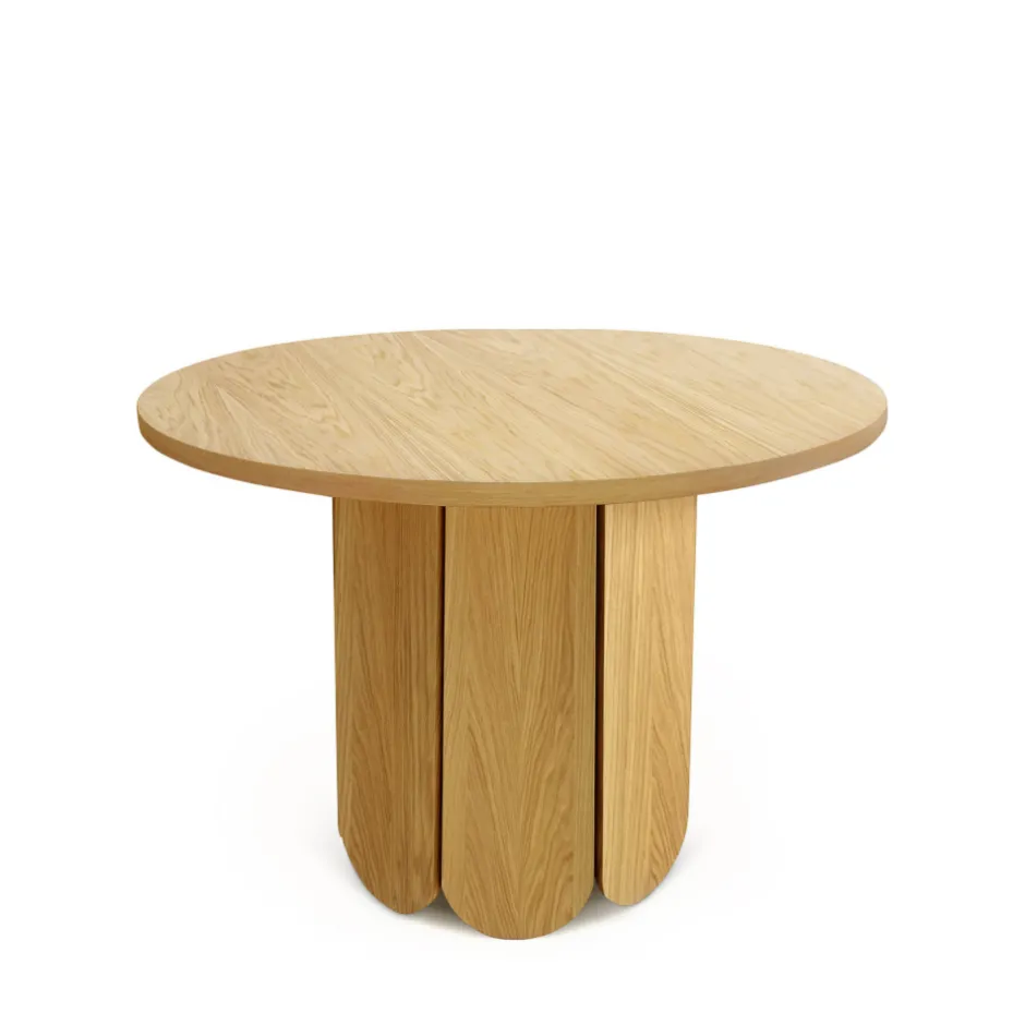 Discount Woodman SOFT Table à manger 4 personnes ronde en bois