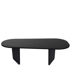 Drawer SOMA Table basse ovale en bois 130x65cm