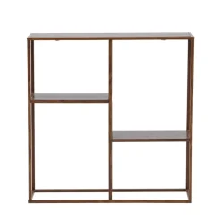 Sale Venture Home STAAL Étagère en bois effet noyer et métal H81cm