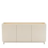 Hot Drawer STANLEY Buffet 3 portes en bois et métal L160cm