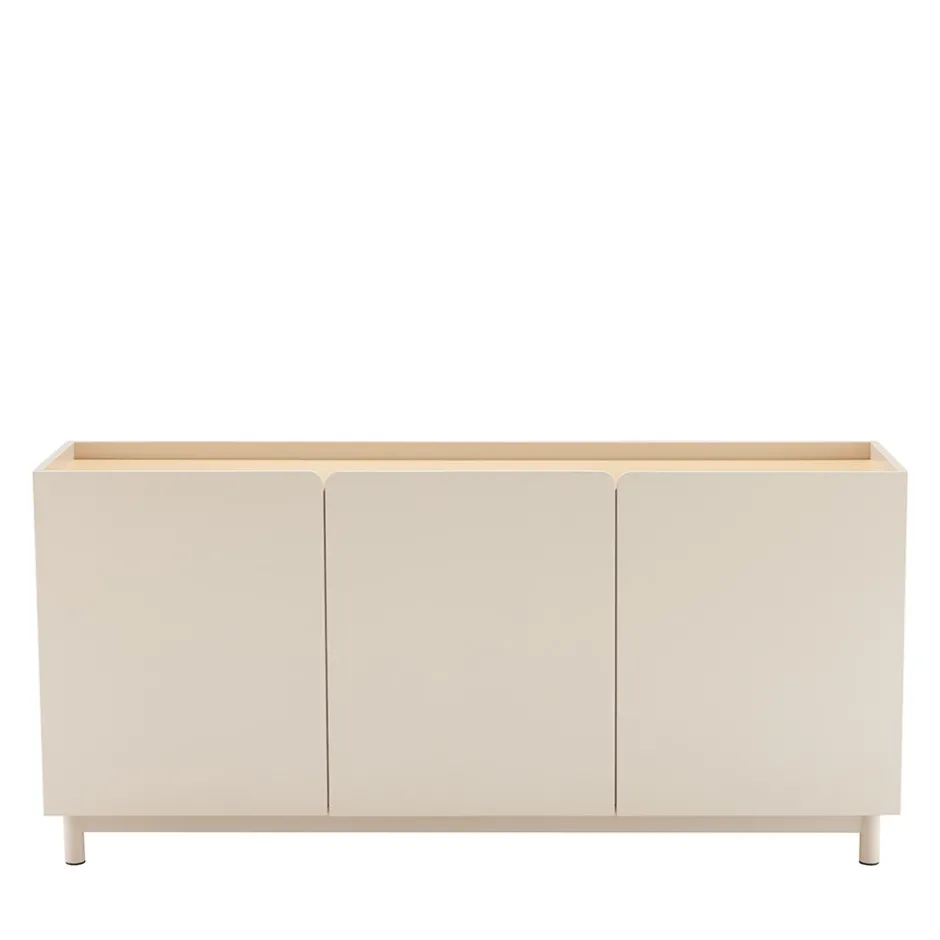 Hot Drawer STANLEY Buffet 3 portes en bois et métal L160cm