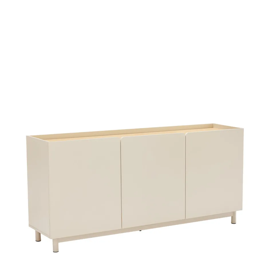 Hot Drawer STANLEY Buffet 3 portes en bois et métal L160cm