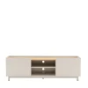 Outlet Drawer STANLEY Meuble TV 2 portes en bois et métal L160cm