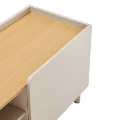 Outlet Drawer STANLEY Meuble TV 2 portes en bois et métal L160cm