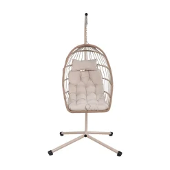 Sale Drawer SULLY Fauteuil œuf suspendu de jardin en corde et acier traité