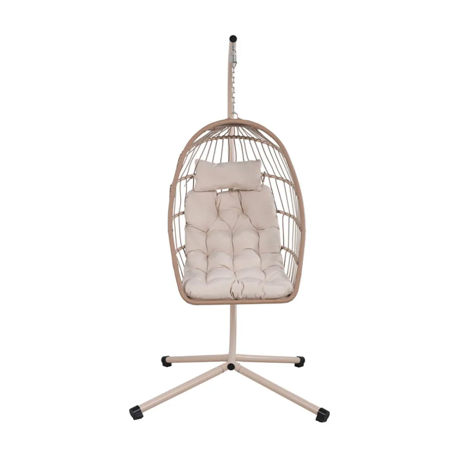 Sale Drawer SULLY Fauteuil œuf suspendu de jardin en corde et acier traité