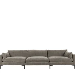 Best Zuiver SUMMER Canapé droit 5 places en tissu et pieds en métal