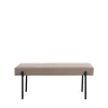 Online House Nordic SWINDONBanc en tissu et métal L100cm