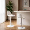 New Drawer TEBAR Lot de 2 chaises de bar réglables en simili et métal H61-83cm