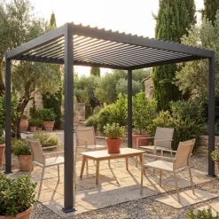 Best Drawer TERO Pergola bioclimatique en aluminium 4x3m