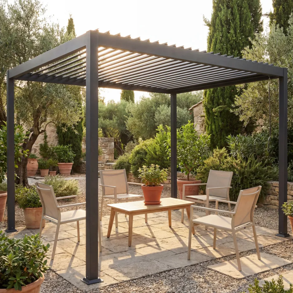 Best Drawer TERO Pergola bioclimatique en aluminium 4x3m