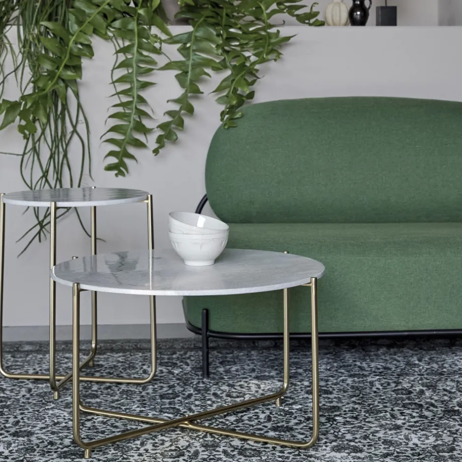 Outlet No name TIMPA Table basse en marbre ø70cm