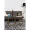 Clearance No name TIMPA Table d'appoint marbre et laiton