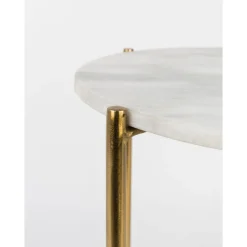 Clearance No name TIMPA Table d'appoint marbre et laiton
