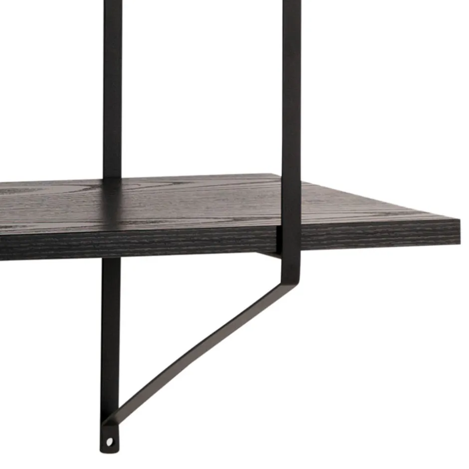 Hot No name TOCRO Etagère murale en bois et métal L191cm