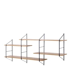 Hot No name TOCRO Etagère murale en bois et métal L191cm