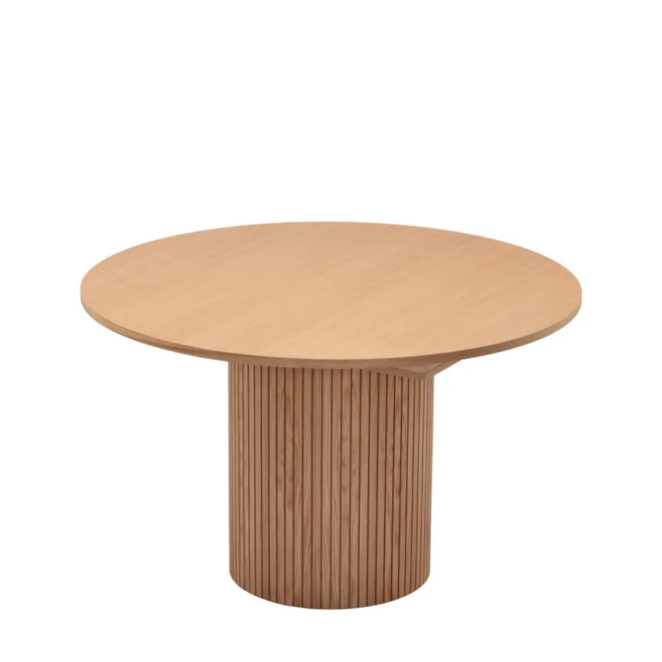 Hot Woodman TOSCANA Table à manger extensible 4 à 6 personnes en bois ø120-160x120cm