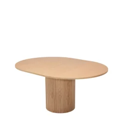 Hot Woodman TOSCANA Table à manger extensible 4 à 6 personnes en bois ø120-160x120cm