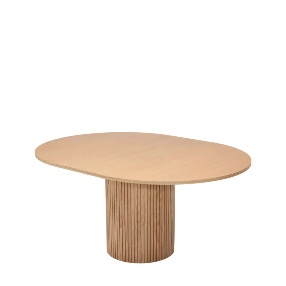 Hot Woodman TOSCANA Table à manger extensible 4 à 6 personnes en bois ø120-160x120cm