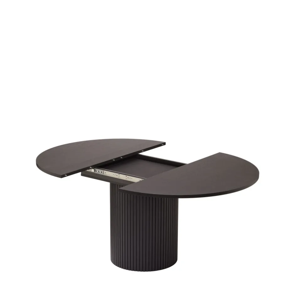 Hot Woodman TOSCANA Table à manger extensible 4 à 6 personnes en bois ø120-160x120cm