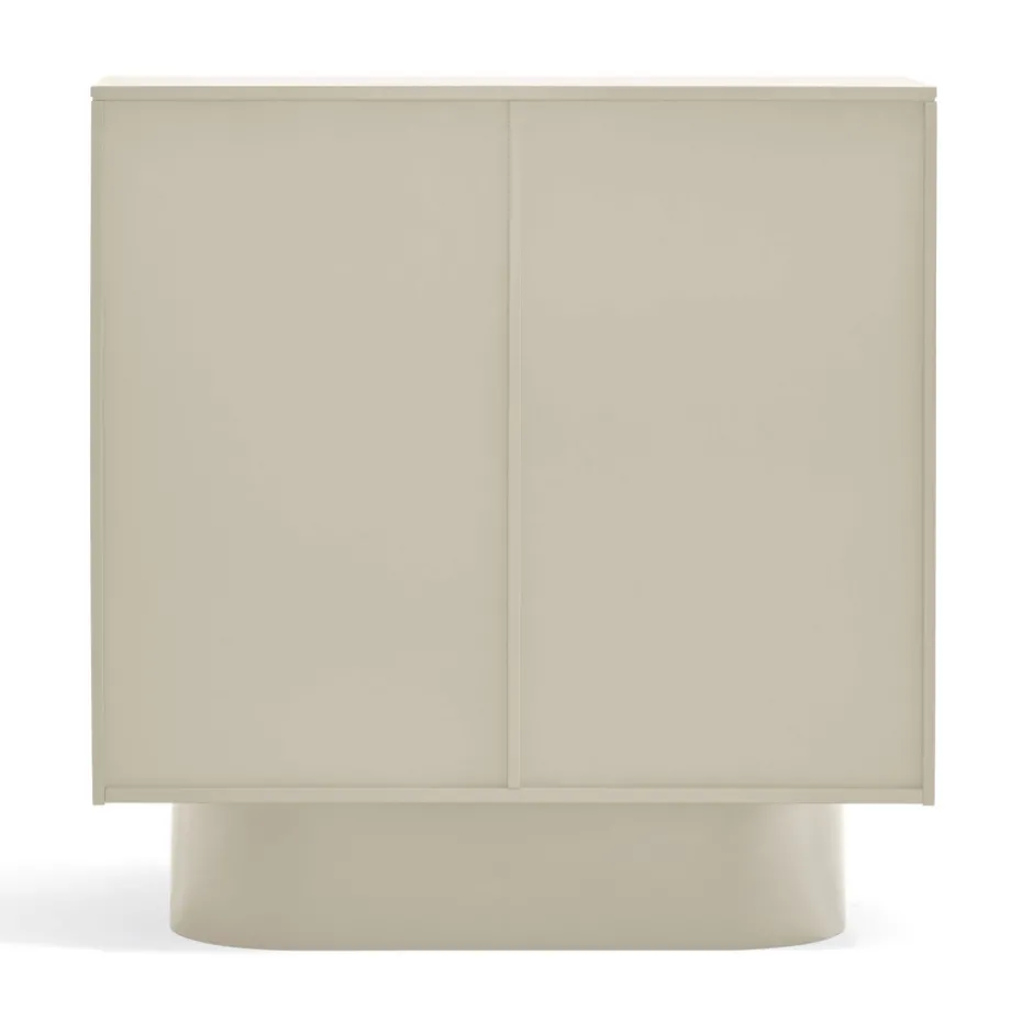 Best Teulat TOTEM Buffet haut 2 portes en bois L100 cm