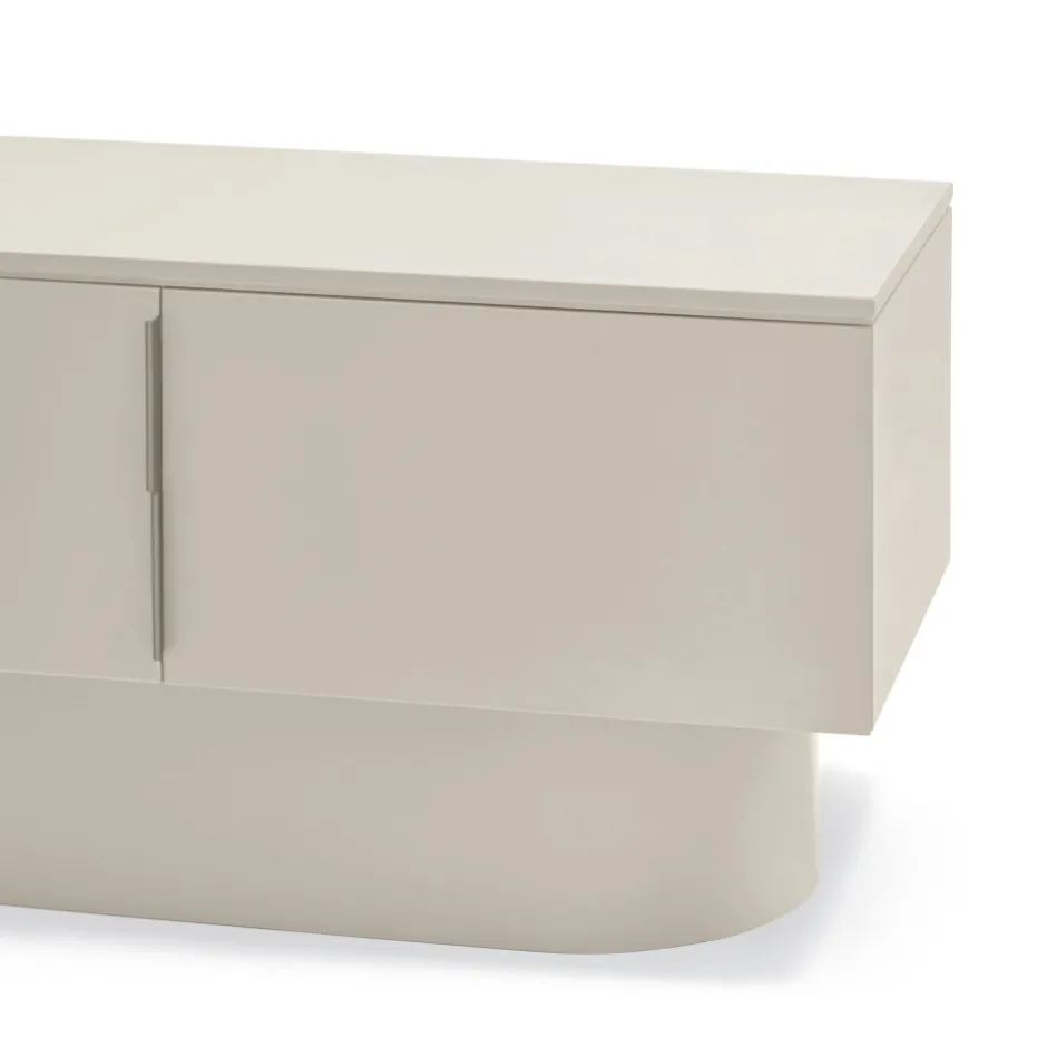 Discount Teulat TOTEM Meuble TV 4 portes en bois L200 cm