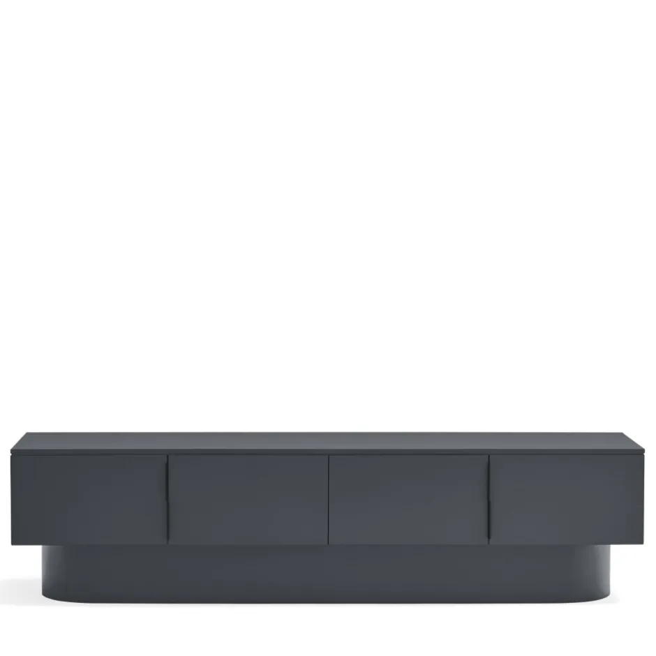 Discount Teulat TOTEM Meuble TV 4 portes en bois L200 cm