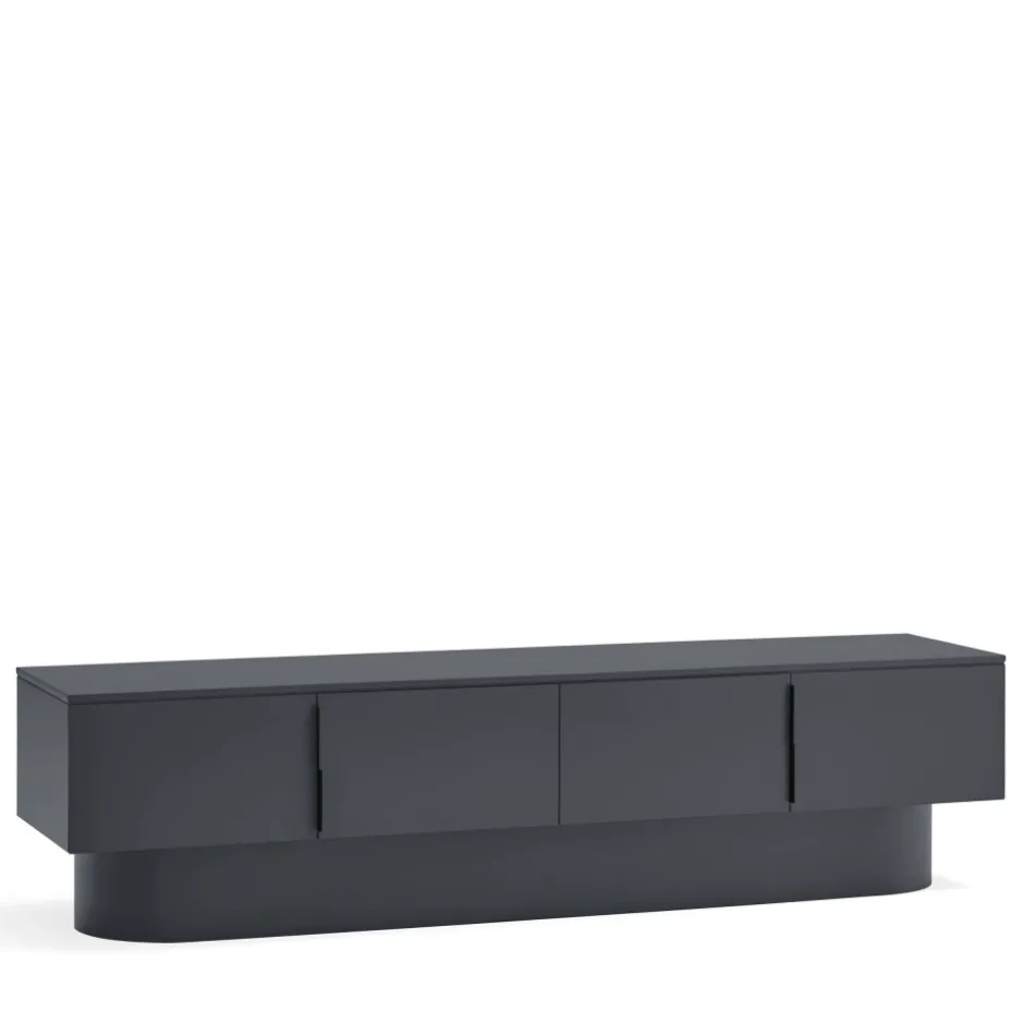 Discount Teulat TOTEM Meuble TV 4 portes en bois L200 cm