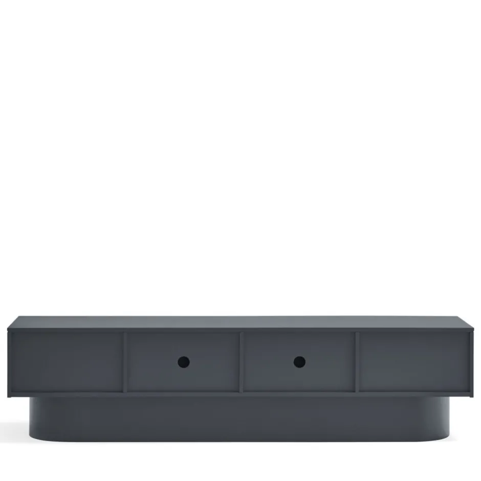 Discount Teulat TOTEM Meuble TV 4 portes en bois L200 cm