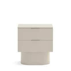 Sale Teulat TOTEM Table de chevet 2 tiroirs en bois