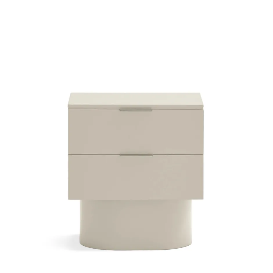 Sale Teulat TOTEM Table de chevet 2 tiroirs en bois